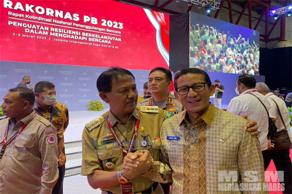 Bupati Pesisir Barat Mengikuti Sekaligus Rakornas Penanggulangan ...